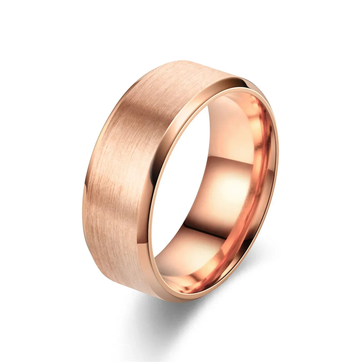 Black Stainless Steel Ring for Men & Women | Minimalist Wedding Band