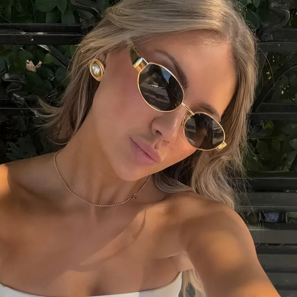 IBEX Luxe UV400 Metal Frame Sunglasses