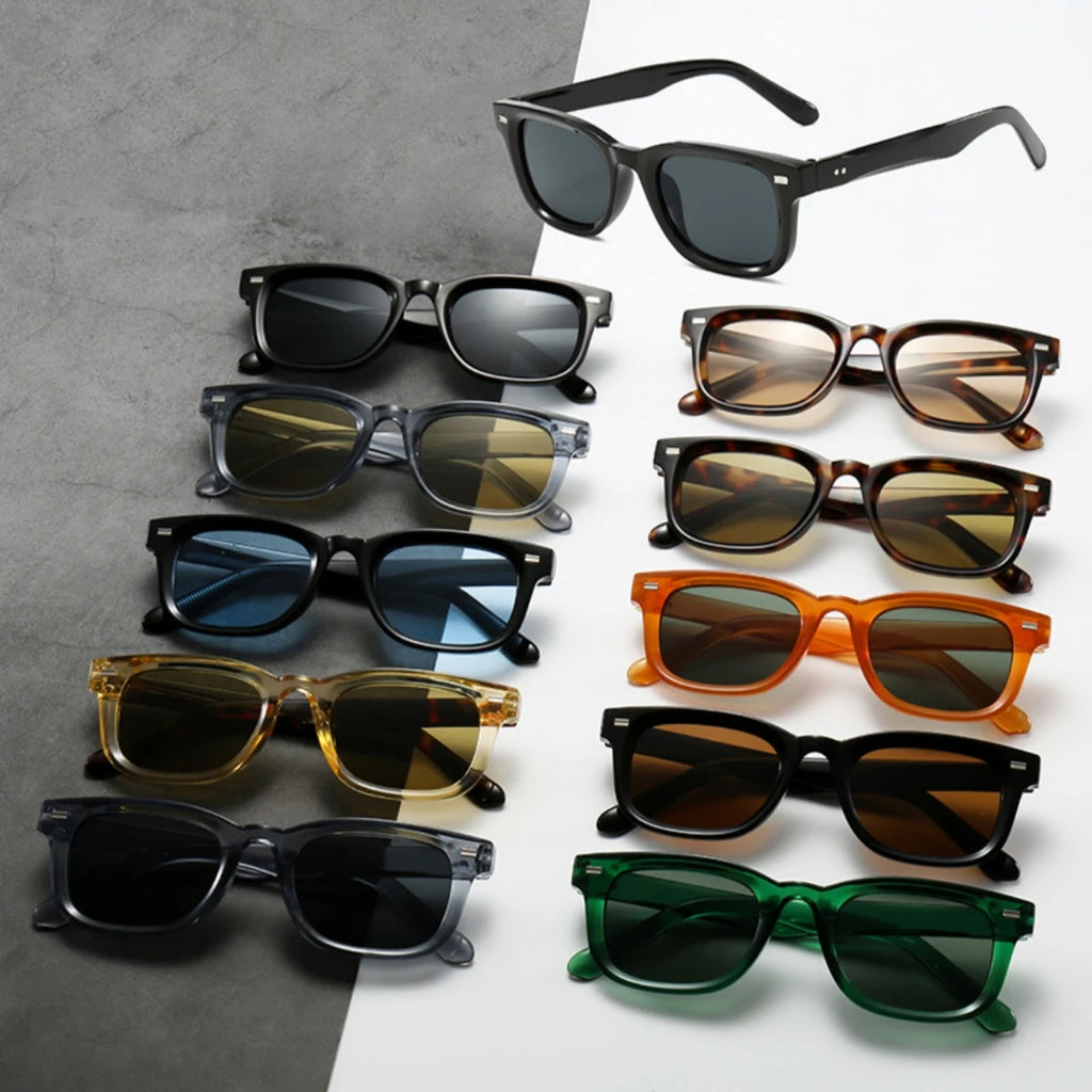 Luxury Small Square Retro Sunglasses for Men & Women