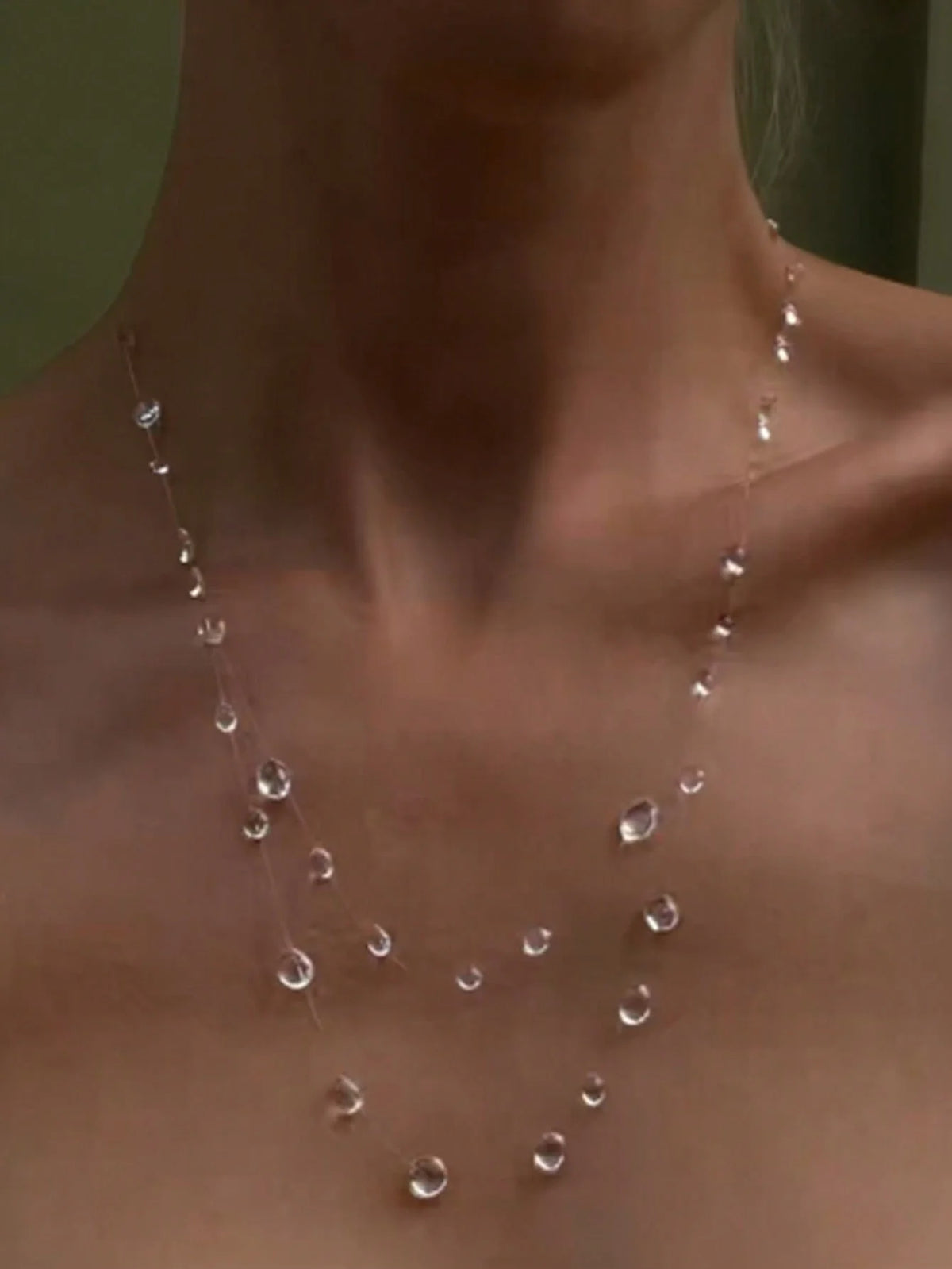 Elegant Dewdrop Pendant Necklace