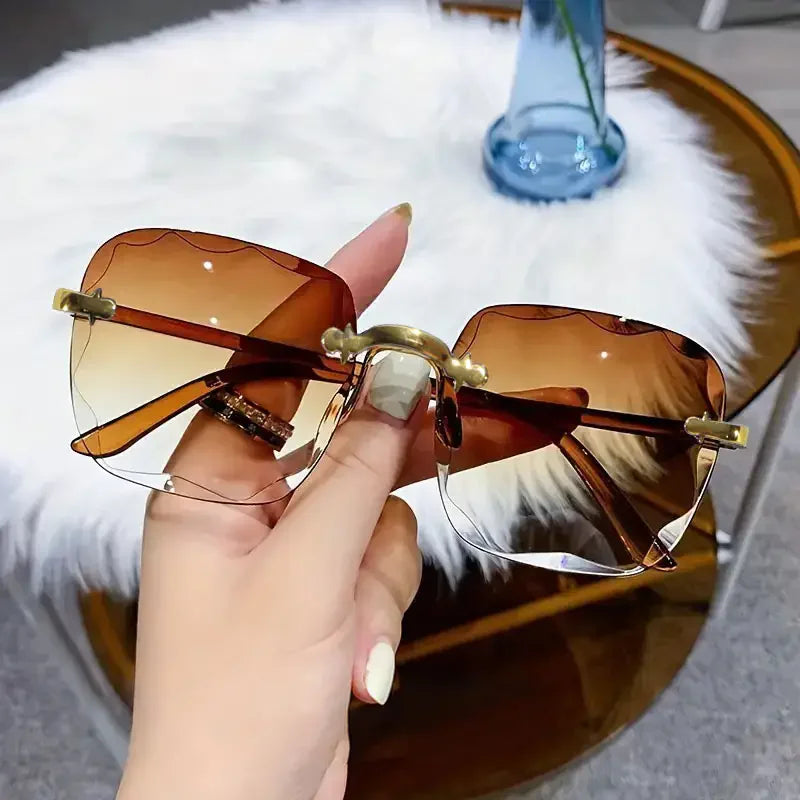 IBEX Luxe Square Rimless Sunglasses – 3 Pack