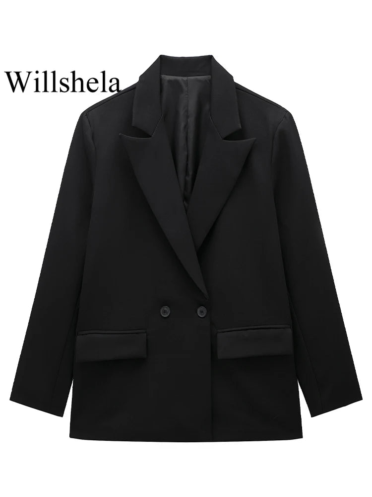 Women's Classic Blazer with Pockets