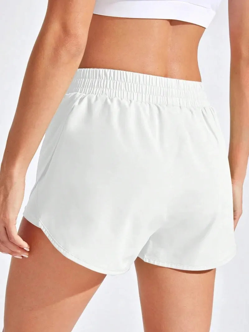 Women's High Waist Yoga Shorts – Seamless Fitness