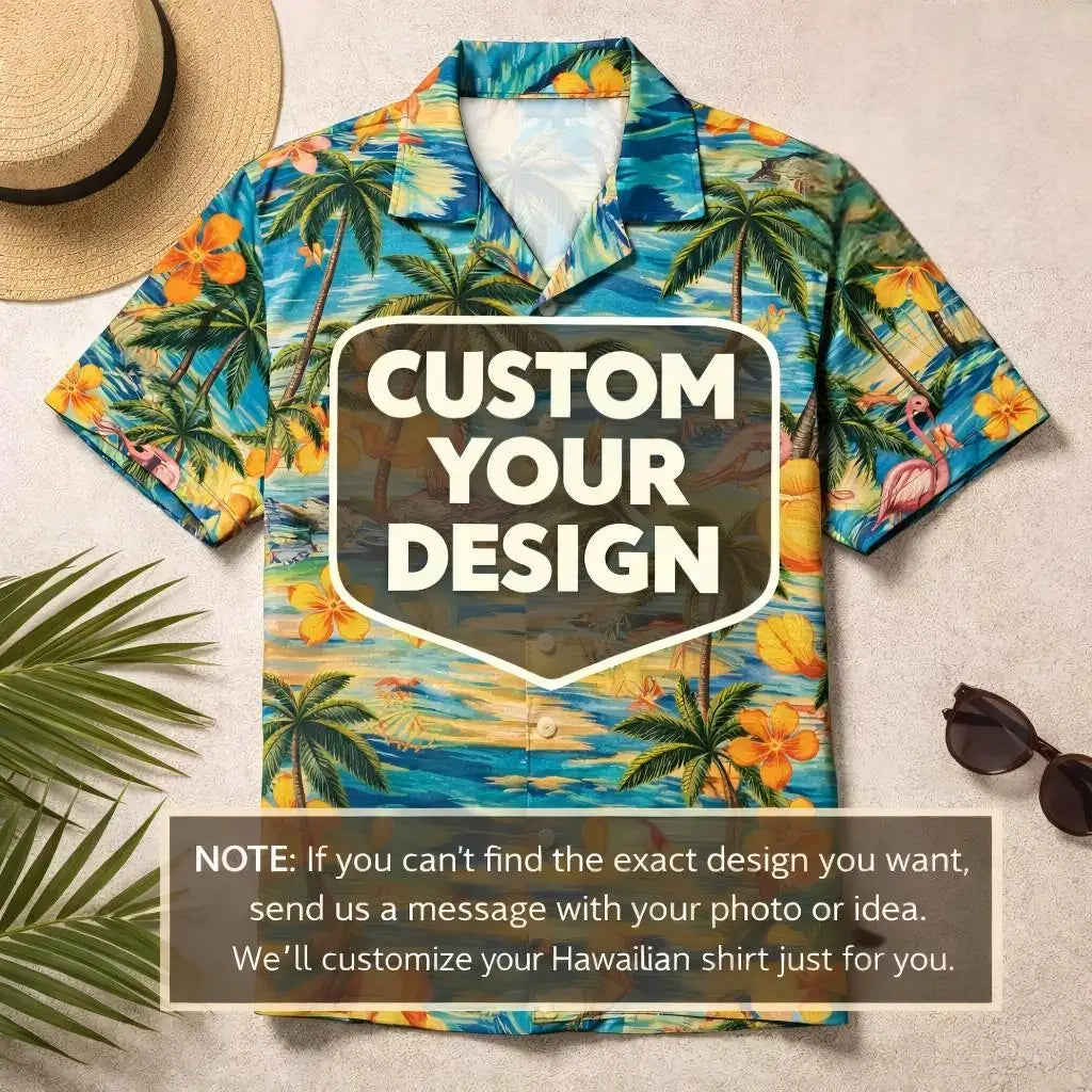 Men's Tropical Hawaiian Beach Shirt
