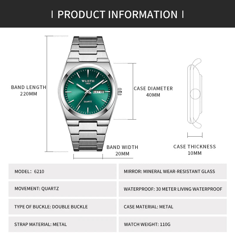 Classic Stainless Steel Men's Watch