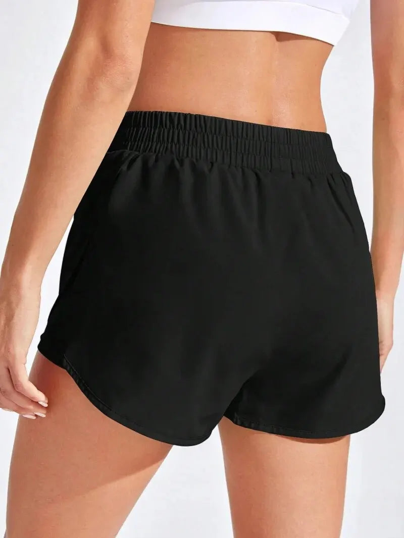 Women's High Waist Yoga Shorts – Seamless Fitness