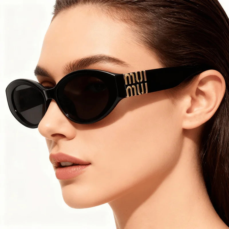 Luxury Oval Sunglasses for Men & Women | Minimalist UV400