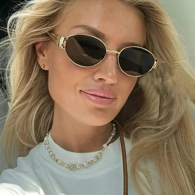 IBEX Luxe UV400 Metal Frame Sunglasses