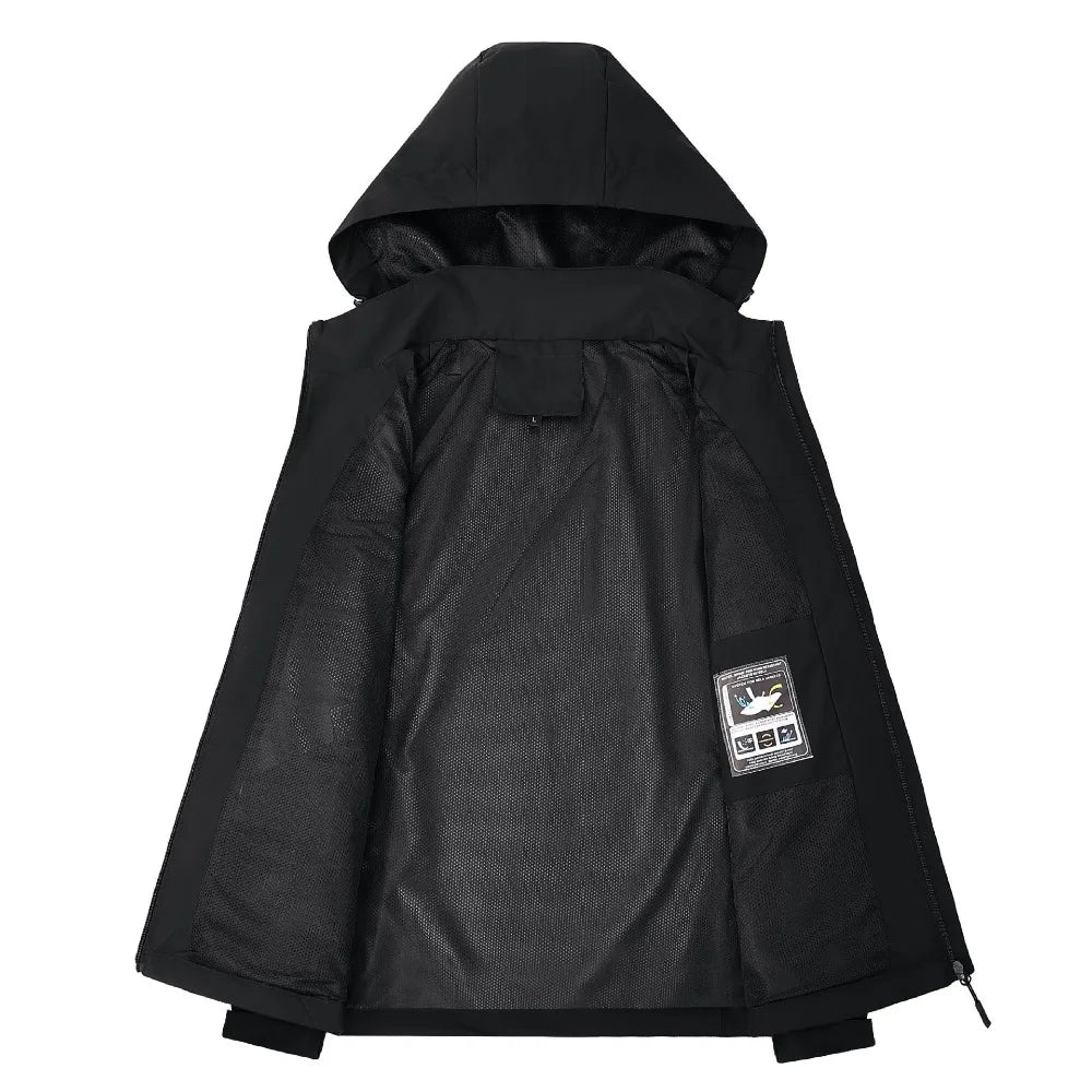 Men's Waterproof Hooded Rain Jacket