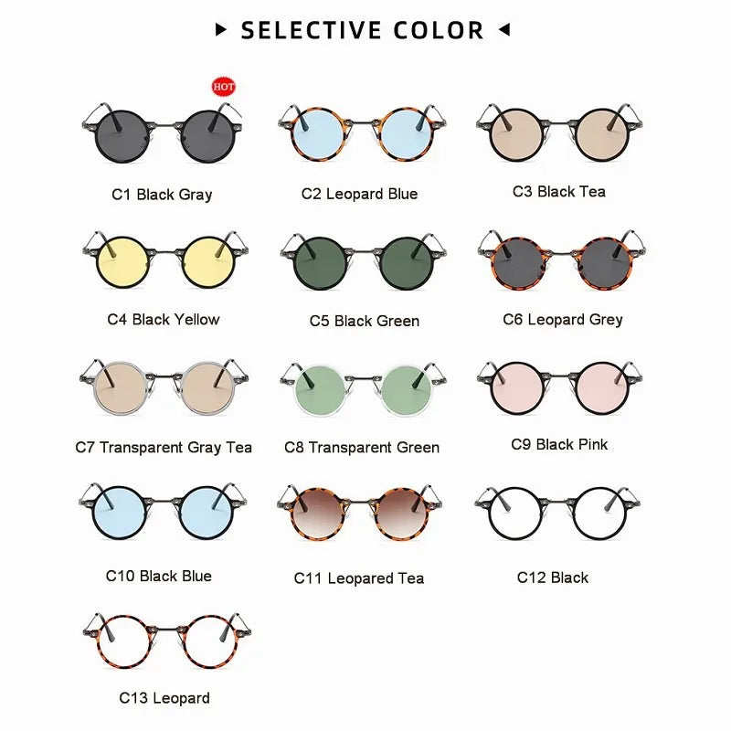 IBEX Retro Round Sunglasses