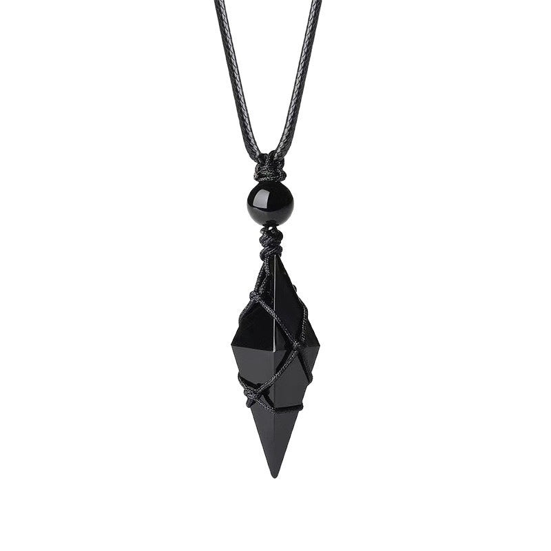 IBEX Obsidian Starry Sky Pendant Necklace