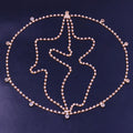 IBEX Crystal Layered Hair Chain