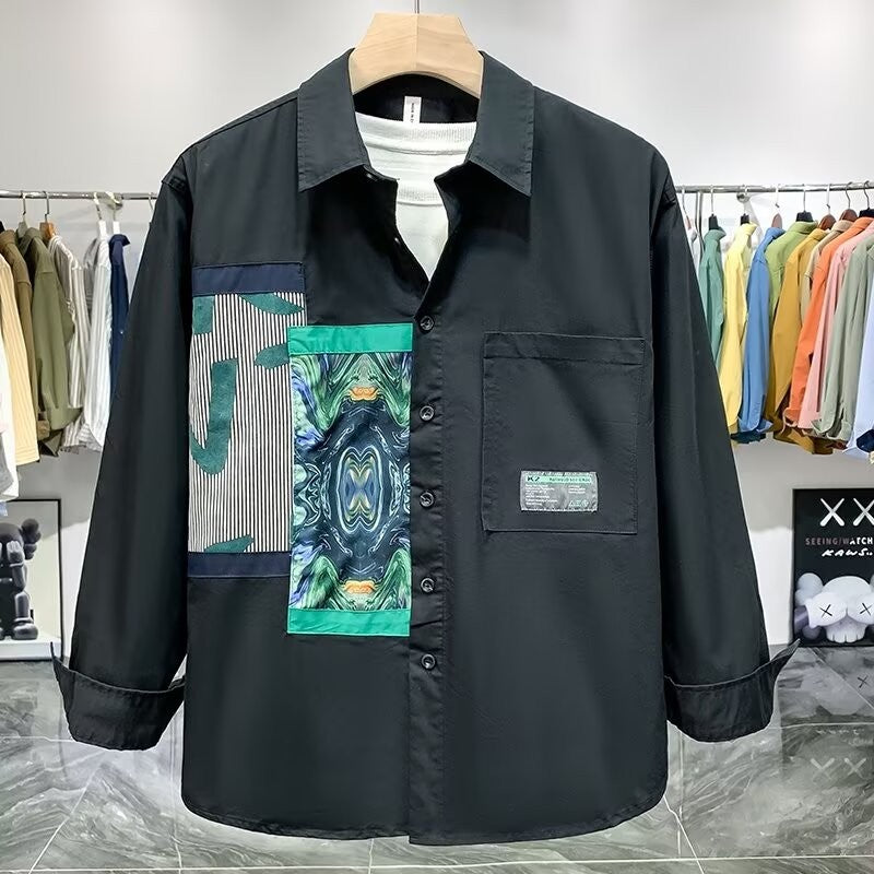 IBEX Graphic Oversized Long-Sleeve Shirt