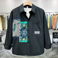 IBEX Graphic Oversized Long-Sleeve Shirt