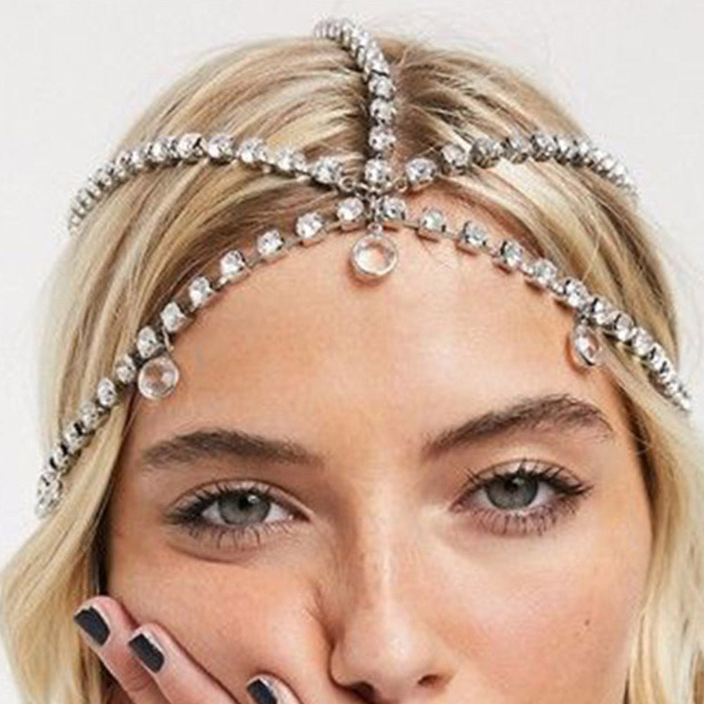 IBEX Crystal Layered Hair Chain