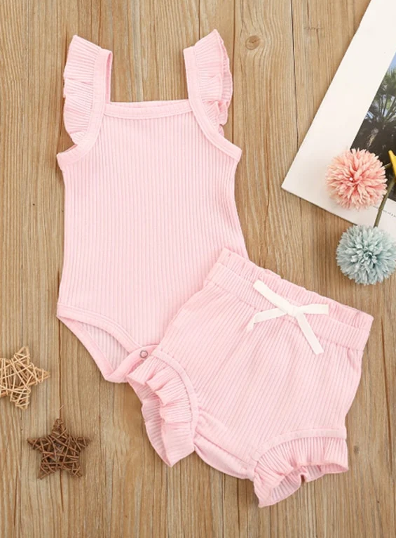 0-18m summer cute toddler baby girl boy dress set