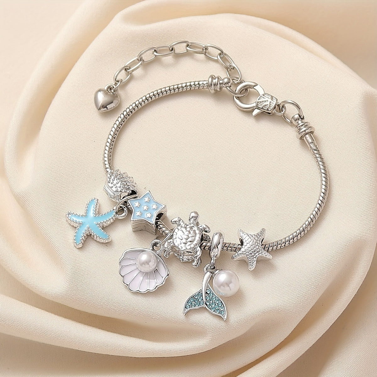IBEX Celestial Sun & Moon Charm Bracelet