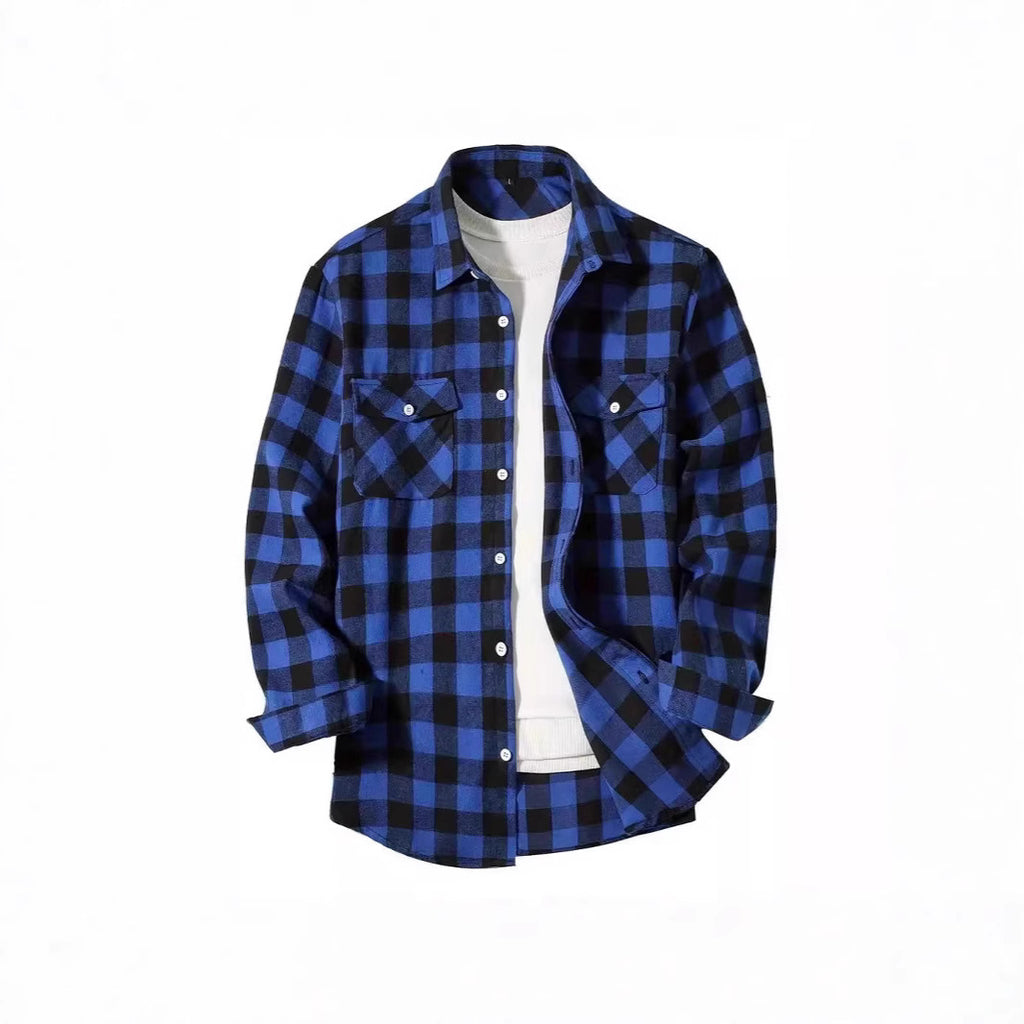 IBEX Classic Plaid Hooded Shirt