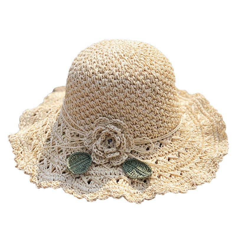 Bohemian Floral Straw Sun Hat