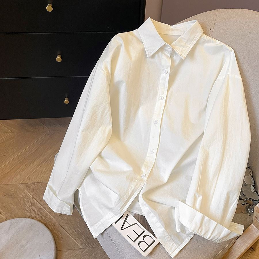 Women's Classic Oversized White Shirt