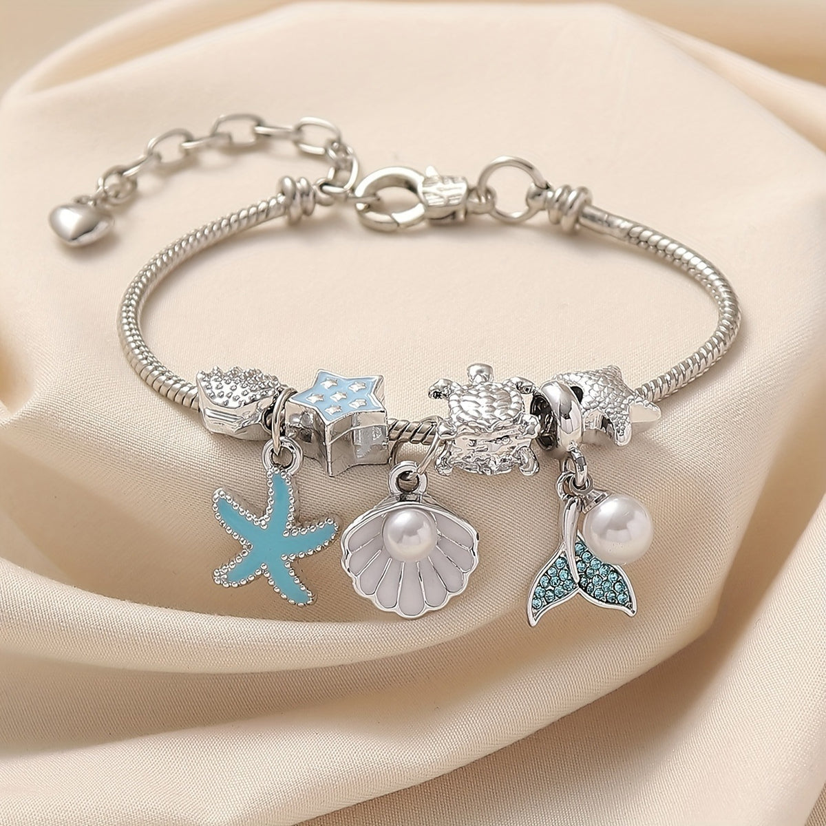 IBEX Celestial Sun & Moon Charm Bracelet