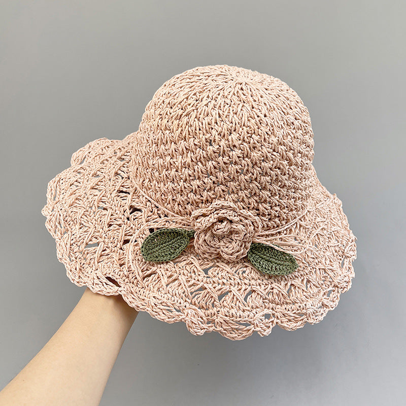 Bohemian Floral Straw Sun Hat