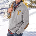 Men's Casual Half-Zip Pullover