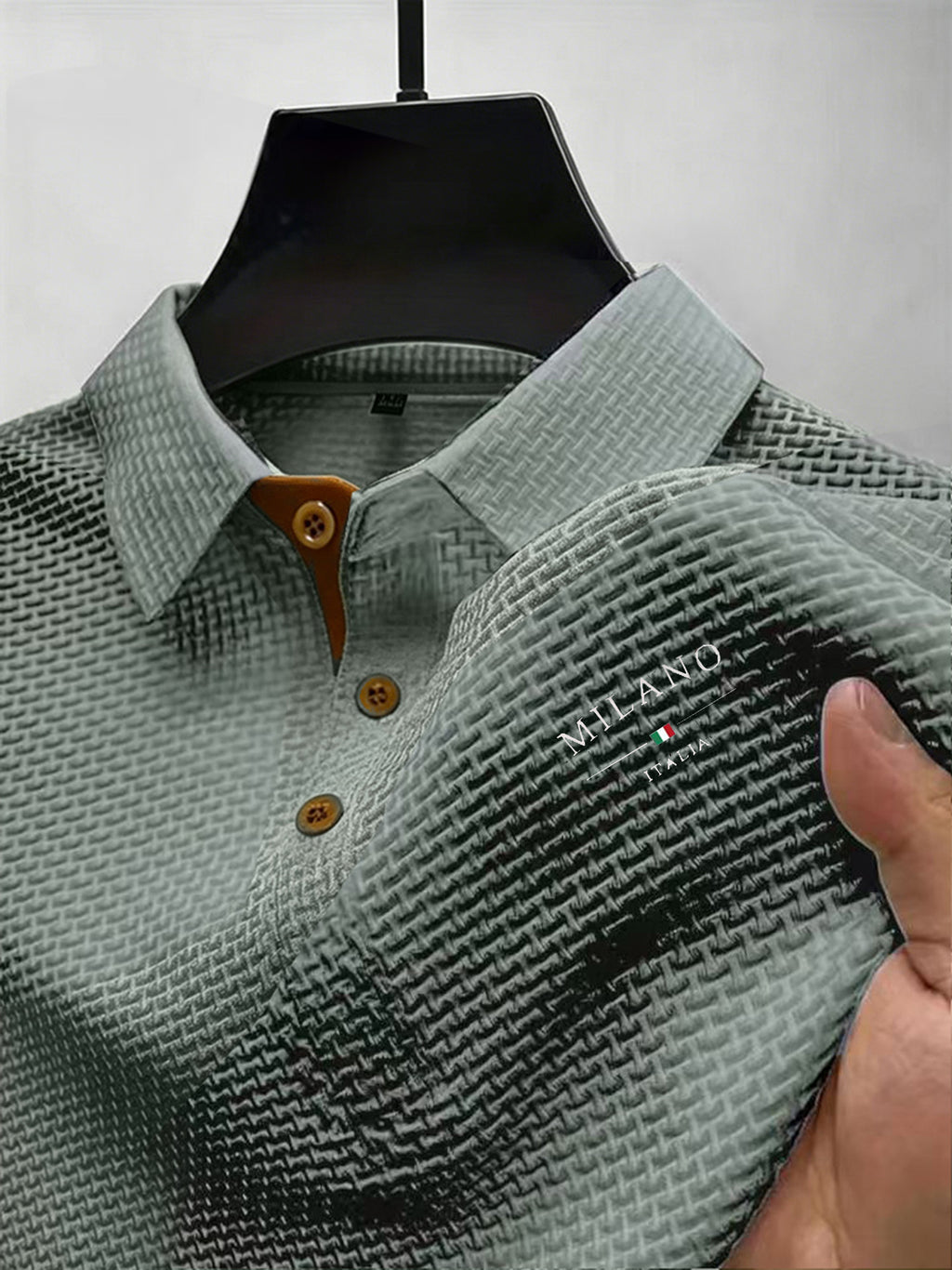 Men’s Premium Textured Polo Shirt