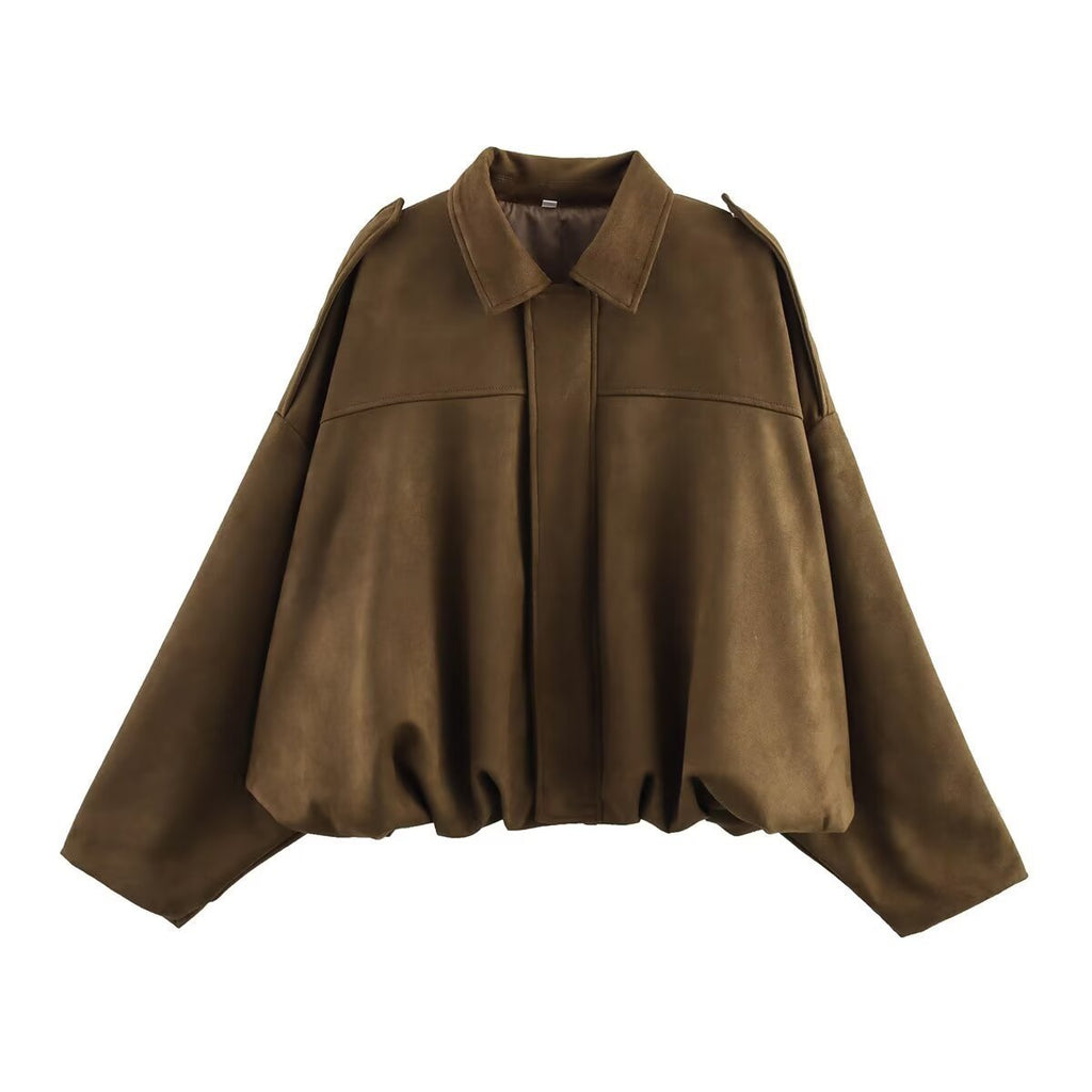 Women's Elegant Suede Jacket