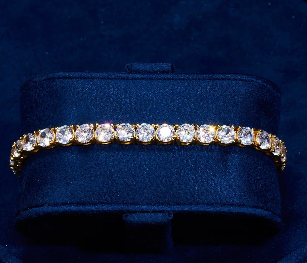 Elegant Stainless Steel Tennis Bracelet