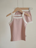 2026 Baby Class A Modal children's vests, halter tops, shorts, air-conditioned suits, thin pajamas