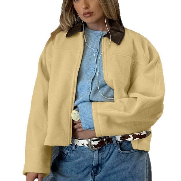 IBEX Women’s Cropped Patchwork Jacket