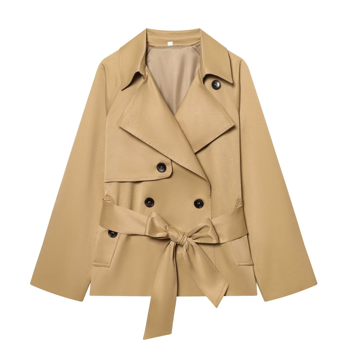 IBEX Elegance Lace-Up Trench Coat