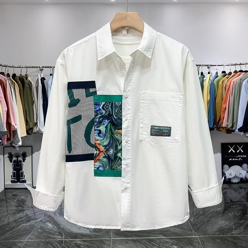 IBEX Graphic Oversized Long-Sleeve Shirt