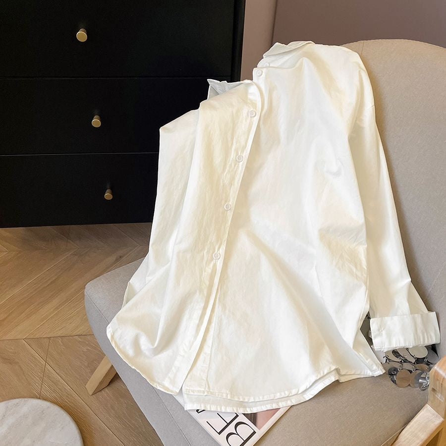 Women's Classic Oversized White Shirt
