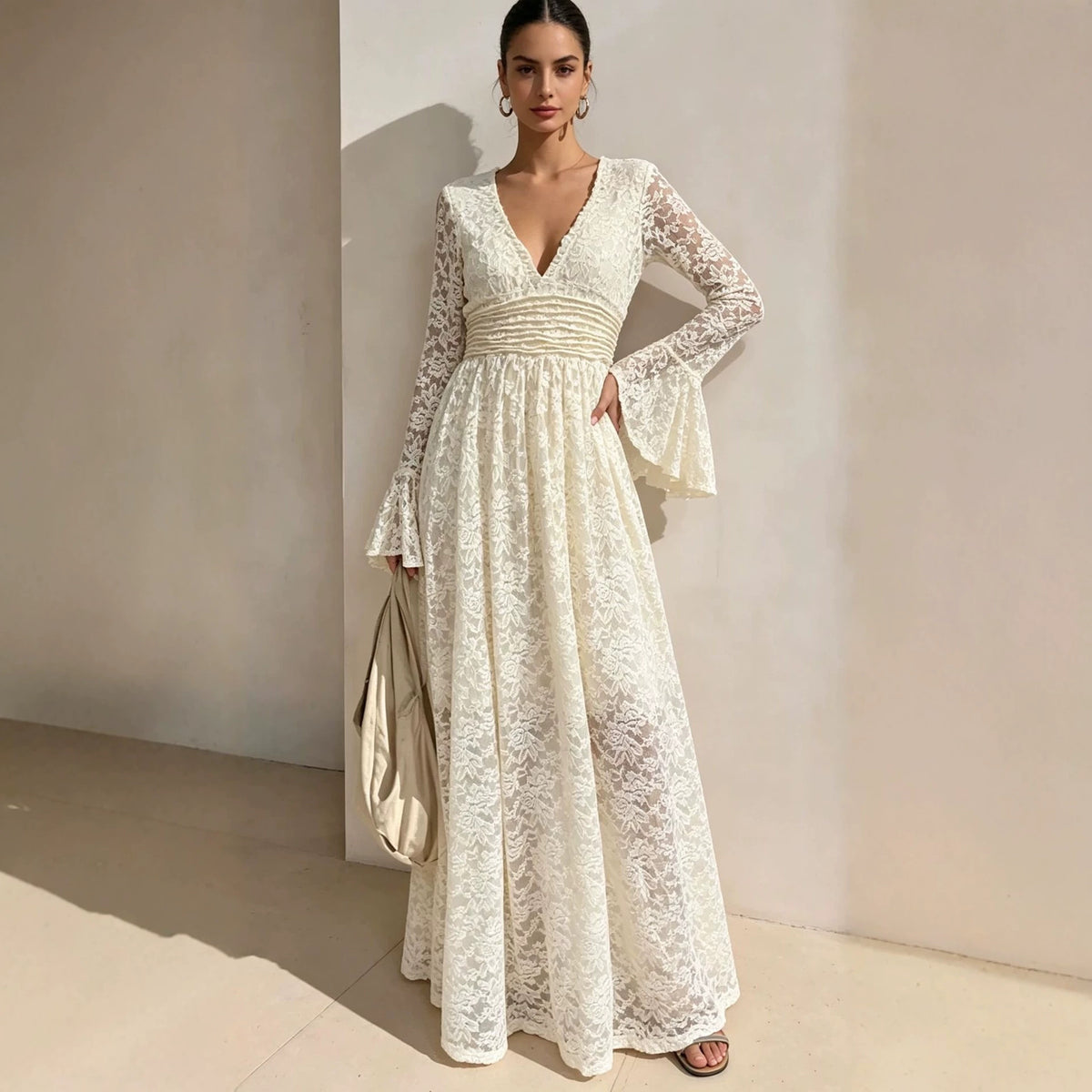 Sun-protective long dress