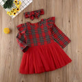 IBEX Baby Girl Plaid Tulle Party Dress