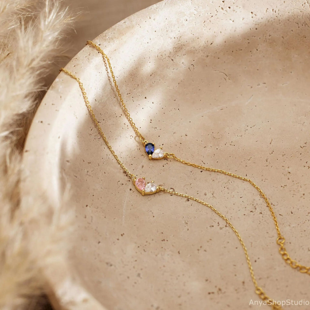 IBEX Two-Tone Heart Bracelet