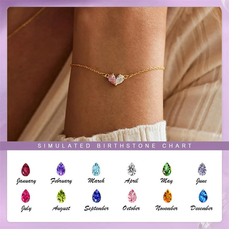 IBEX Two-Tone Heart Bracelet