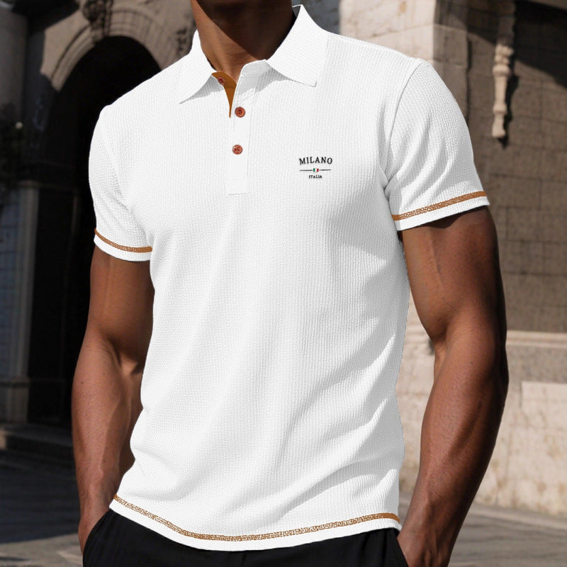 Men’s Premium Textured Polo Shirt